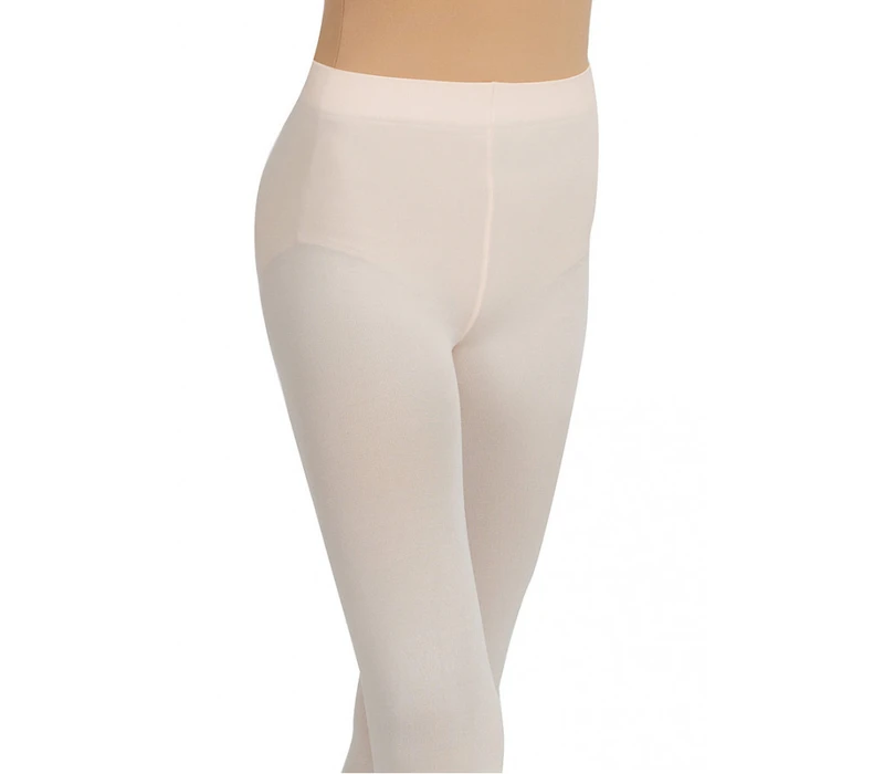 Capezio ultra soft transition tights, konvertierbare Strumpfhosen für Kinder - Rosa light ballet Capezio
