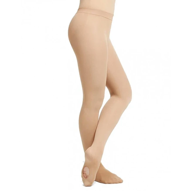 Capezio ultra soft transition tights, konvertierbare Strumpfhosen für Kinder - Rosa light ballet Capezio Capezio ultra soft transition tights, konvertierbare Strumpfhosen für Kinder - Rosa light ballet Capezio