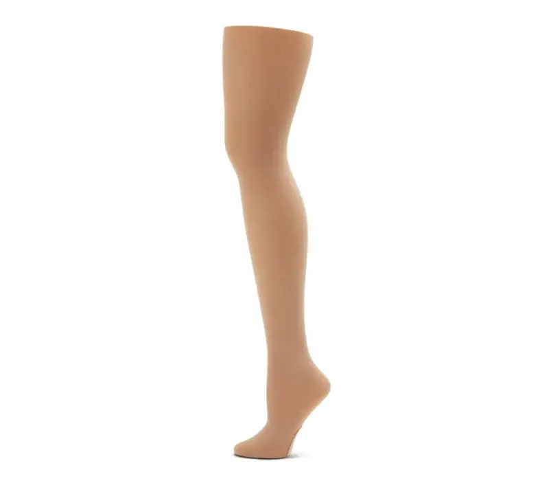 Capezio ultra soft transition tights, konvertierbare Strumpfhosen für Kinder - Rosa light ballet Capezio