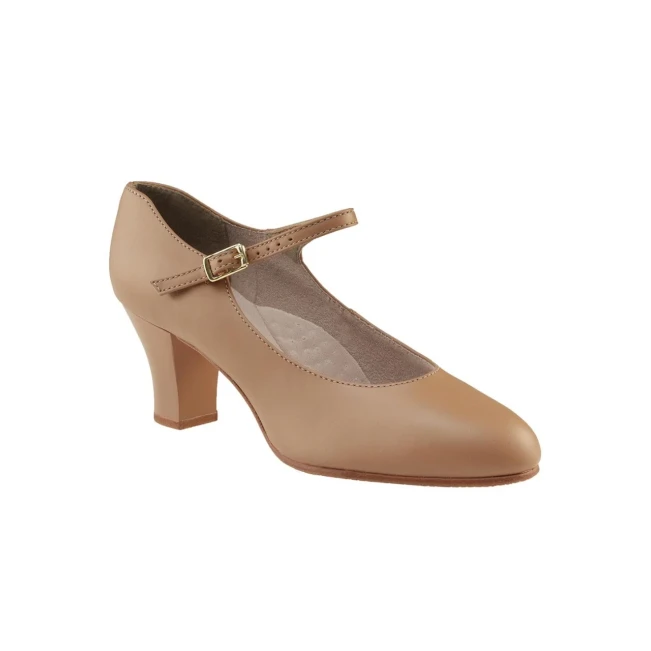 Capezio Student Footlight 2", Charakter-Schuhe - Karamell Capezio Student Footlight 2", Charakter-Schuhe - Karamell