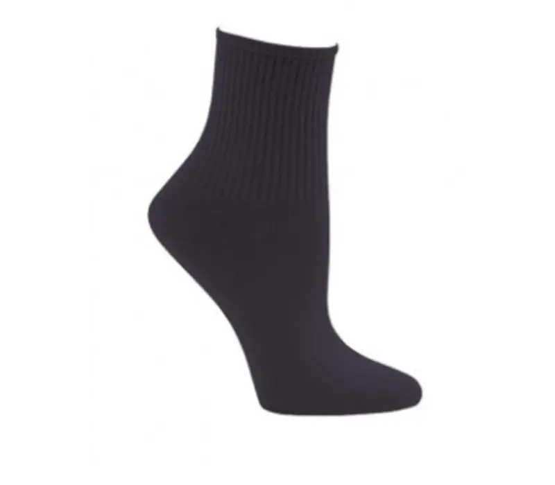 Capezio Ribbed Sock, Kinderstrümpfe - Schwarz Capezio Ribbed Sock, Kinderstrümpfe - Schwarz