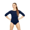 Capezio Bootsausschnitt-Balletttrikot mit 3/4-Ärmeln Capezio Bootsausschnitt-Balletttrikot mit 3/4-Ärmeln
