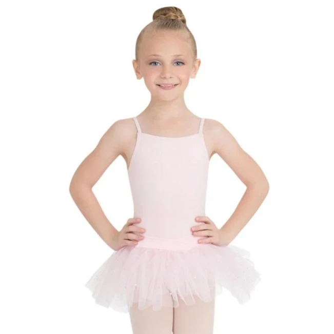 Capezio Tutu Dress, Kindertrikot mit Tutu-Röckchen Capezio Tutu Dress, Kindertrikot mit Tutu-Röckchen
