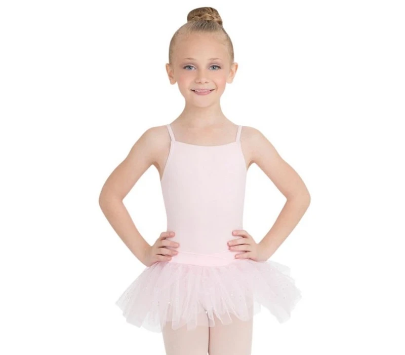 Capezio Tutu-Kleid, Kindertrikot mit Tutu-Röckchen - Pink Capezio Capezio Tutu-Kleid, Kindertrikot mit Tutu-Röckchen - Pink Capezio