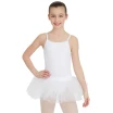 Capezio Tutu-Kleid, Kindertrikot mit Tutu-Röckchen - Weiß Capezio Tutu-Kleid, Kindertrikot mit Tutu-Röckchen - Weiß