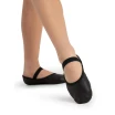 Capezio Luna, Leder-Ballettschläppchen für Anfänger - Schwarz