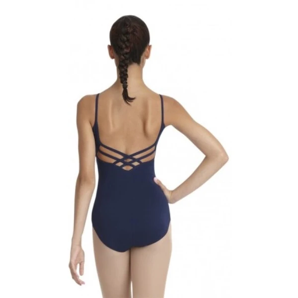 Capezio V-Neck, Damen-Ballett-Trikot mit dünnen Trägern