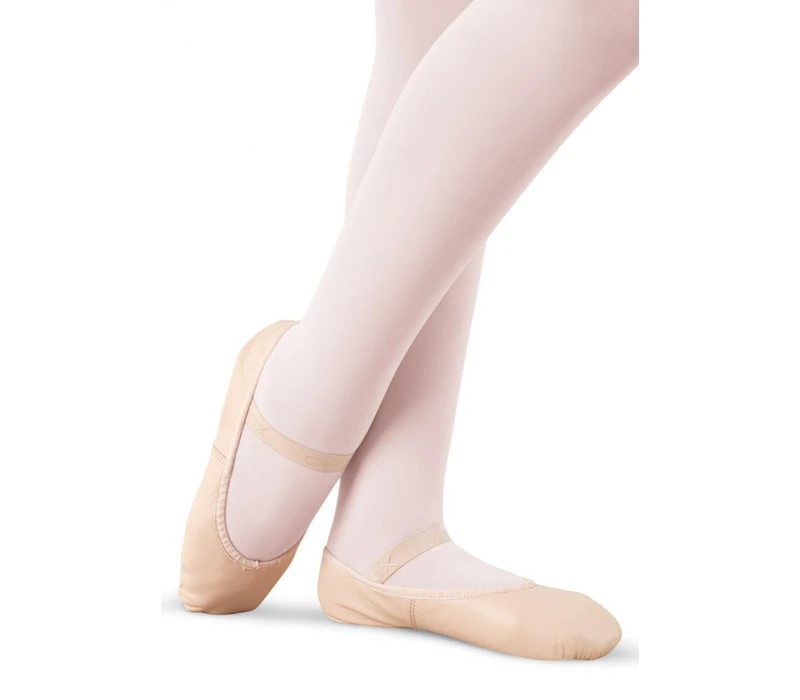 Capezio Daisy, Lederschläppchen Capezio Daisy, Leder-Ballettschläppchen - Schwarz