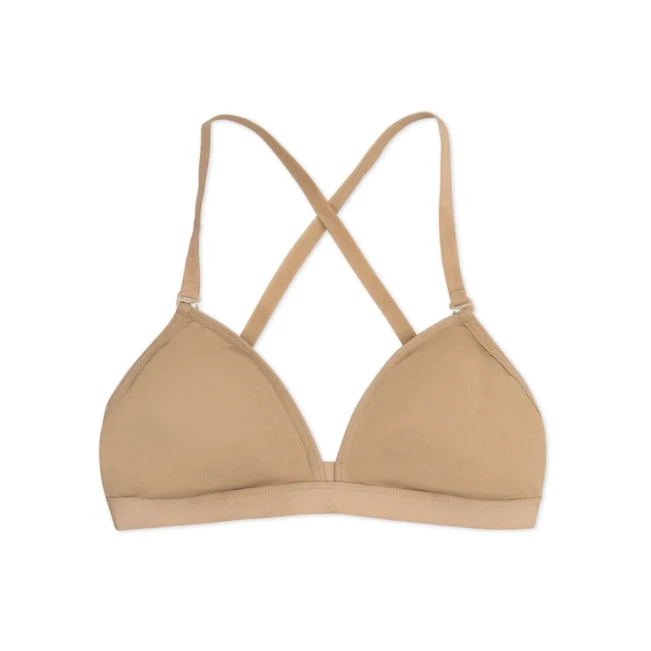 Capezio Deep Neck Clear Back, Damen-BH Capezio Deep Neck Clear Back, Damen-BH