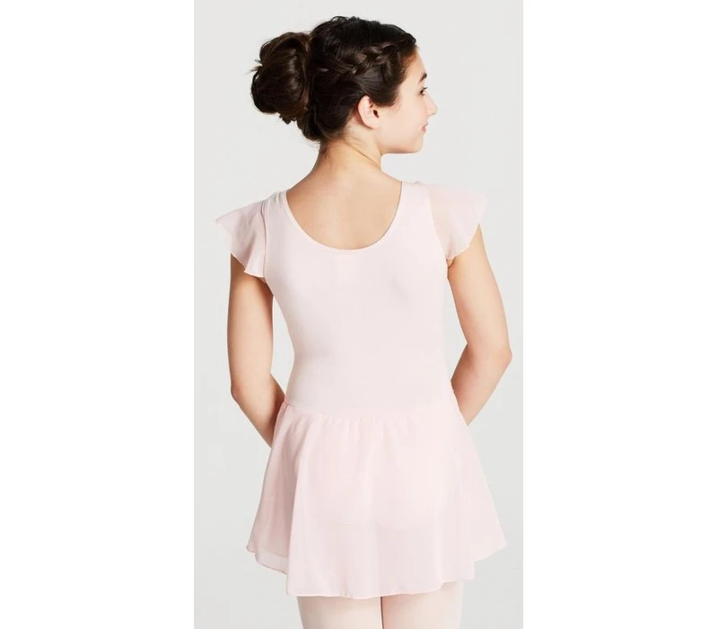 Capezio Kleid mit Flatterärmeln, Trikot mit Röckchen – Rosa Capezio Capezio Kleid mit Flatterärmeln, Trikot mit Röckchen – Rosa Capezio