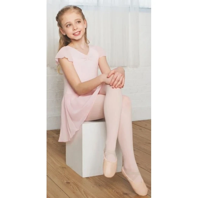 Capezio Kleid mit Flatterärmeln, Trikot mit Röckchen – Rosa Capezio Capezio Kleid mit Flatterärmeln, Trikot mit Röckchen – Rosa Capezio