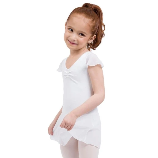 Capezio Kleid mit Flatterärmeln, Trikot mit Röckchen