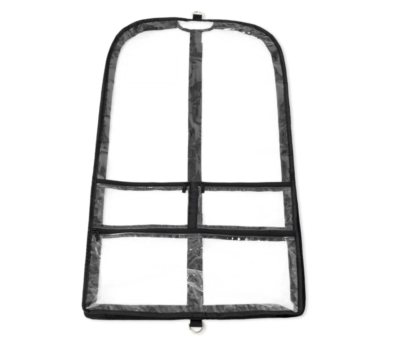 Capezio, Kleidersack mit farbigem Saum - Schwarz