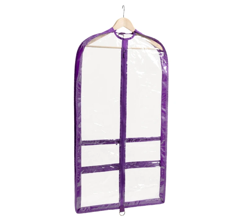 Capezio, Kleiderhülle mit farbiger Paspelierung - Violett - purple