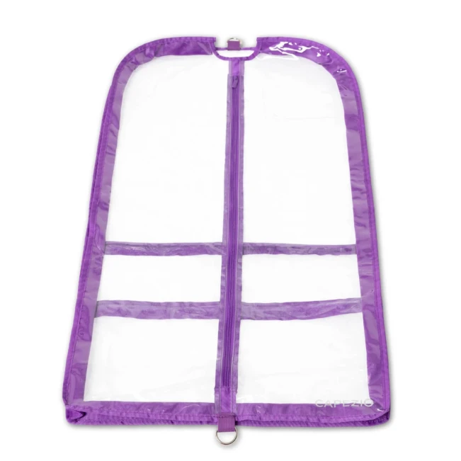Capezio, Kleiderhülle mit farbiger Einfassung Capezio, Kleiderhülle mit farbiger Paspelierung - Violett - purple