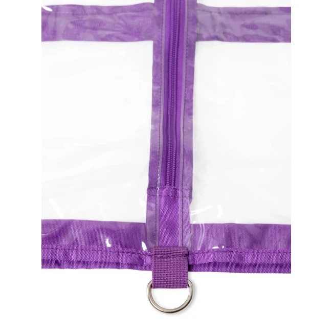 Capezio, Kleiderhülle mit farbiger Einfassung Capezio, Kleiderhülle mit farbiger Paspelierung - Violett - purple