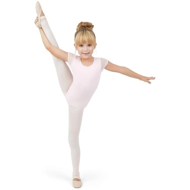 Capezio Turntrikot mit Puffärmeln und Schlüsselloch-Rückenausschnitt, Kindertrikot – Rosa Capezio Capezio Turntrikot mit Puffärmeln und Schlüsselloch-Rückenausschnitt, Kindertrikot – Rosa Capezio