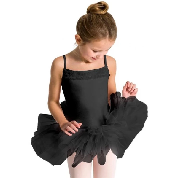 Capezio Ruffle Yoke, Kindertrikot mit Tutu-Röckchen