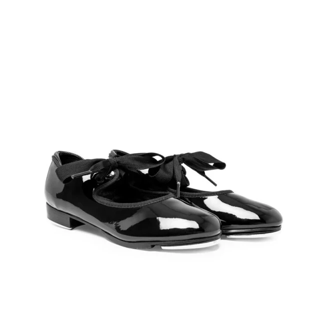 Capezio Shuffle, Steppschuhe für Kinder - Schwarz lackiert Capezio Shuffle, Steppschuhe für Kinder - Schwarz lackiert
