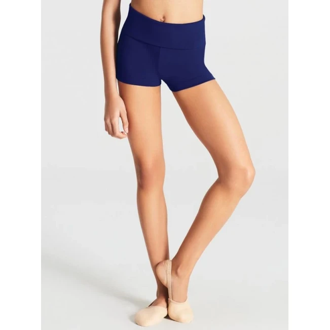 Capezio Foldover Boyshort, Kinder-Shorts - Schwarz Capezio Foldover Boyshort, Kinder-Shorts - Schwarz