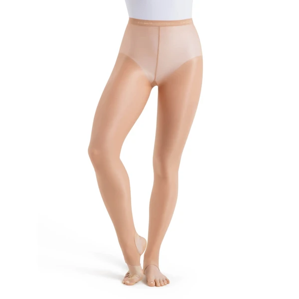 Capezio ultra shimmery, glänzende Stegstrumpfhose 