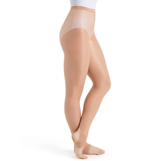 Capezio ultra shimmery, glänzende Stegstrumpfhose 