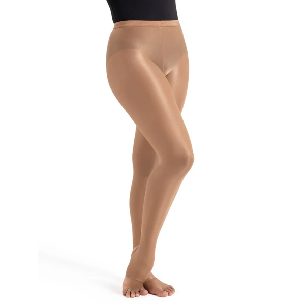 Capezio ultra shimmery, glänzende Stegstrumpfhose 