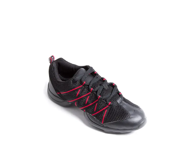 Bloch Criss Cross, Kinder-Sneaker - Rot/Schwarz