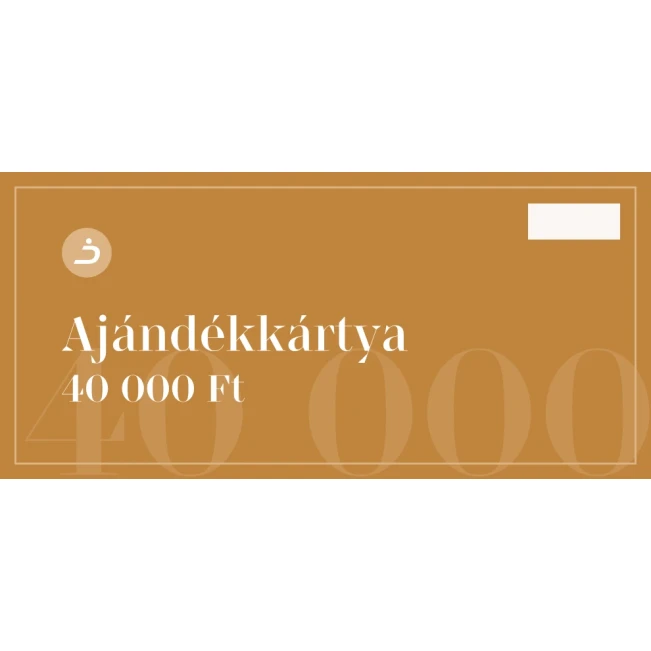 Geschenkgutschein 40.000 Ft