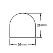 Flare Round, Fersenschutz