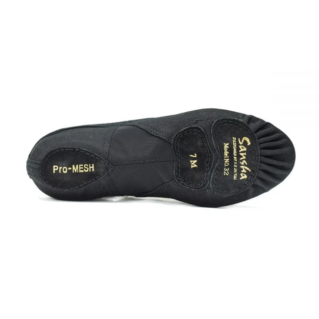 Sansha PRO Mesh, Ballettschläppchen für Damen Sansha PRO Mesh, Ballettschläppchen für Damen