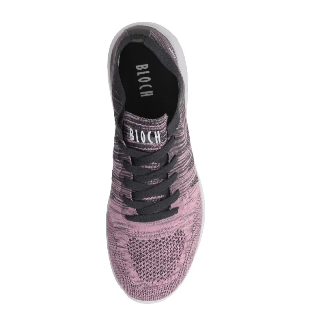 Bloch Omnia, Damen-Sneaker – Schwarz/Rosa