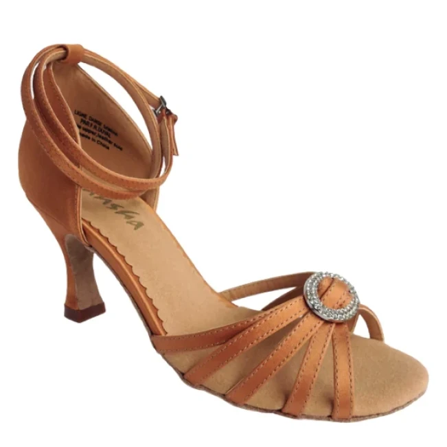 Sansha Bailee, Damen-Lateinschuhe - Nude - Dark Tan Sansha Bailee, Damen-Lateinschuhe - Nude - Dark Tan