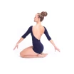 Capezio Bootsausschnitt-Balletttrikot mit 3/4-Ärmeln Capezio Bootsausschnitt-Balletttrikot mit 3/4-Ärmeln