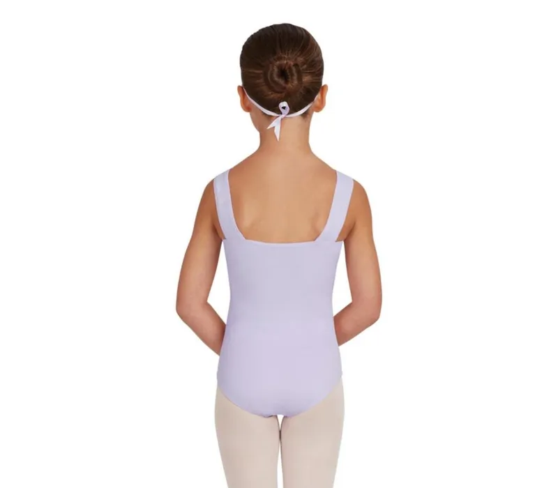 Capezio Leotard mit breiten Trägern, Kindertrikot mit breiten Trägern - Violett Lavender Capezio