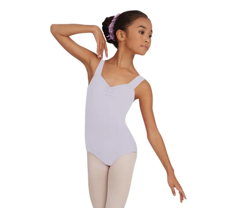 Capezio Leotard mit breiten Trägern, Kindertrikot mit breiten Trägern - Violett Lavender Capezio
