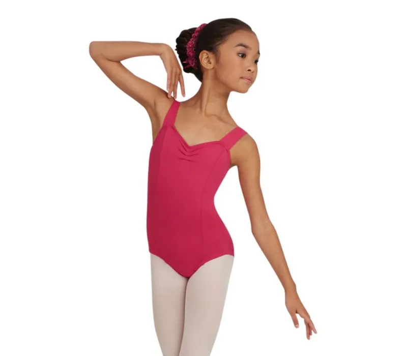 Capezio Wide Strap Leotard, Kindertrikot mit breiten Trägern – Navyblau Capezio