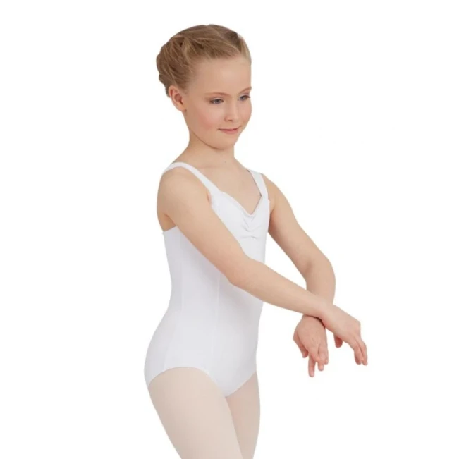Capezio Wide Strap Leotard, Kindertrikot mit breiten Trägern Capezio Wide Strap Leotard, Kindertrikot mit breiten Trägern – Navyblau Capezio
