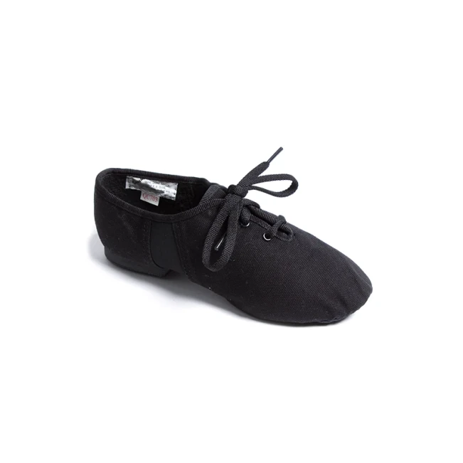 Sansha Tivoli JS3C, Leinen-Jazzschuhe Sansha Tivoli JS3C, Canvas-Jazzschuhe - Weiß