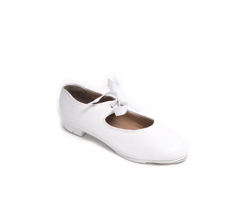 Capezio PU JR. Tyette Tap-Schuhe, Steppschuhe - Weiß