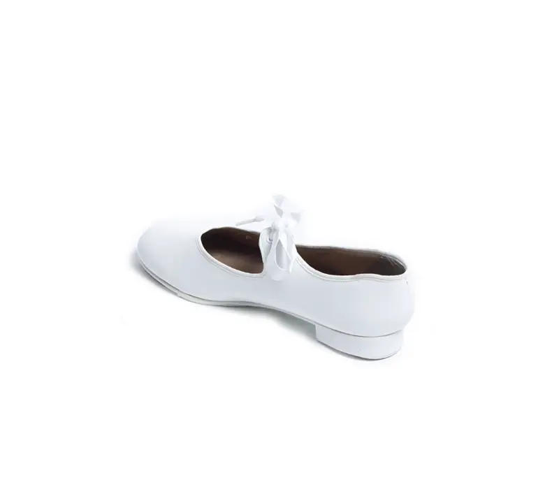 Capezio PU JR. Tyette Steppschuhe, Kinderschuhe zum Stepptanz - Weiß